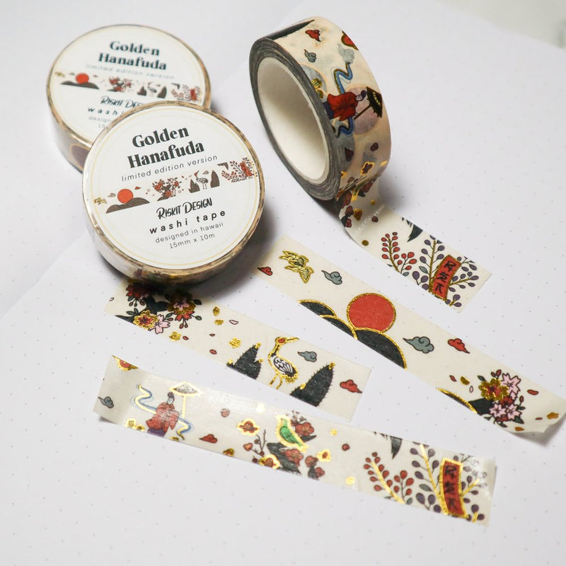 Golden Hanafuda | Washi