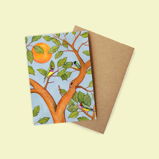 Gouldian Finch | Greeting Card