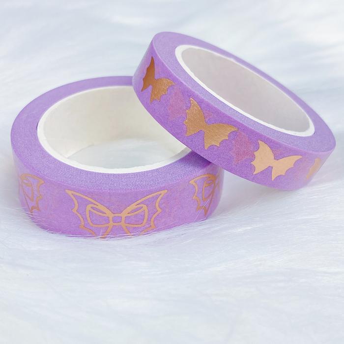 Grape Agate Bat Bow | Washi Bundle