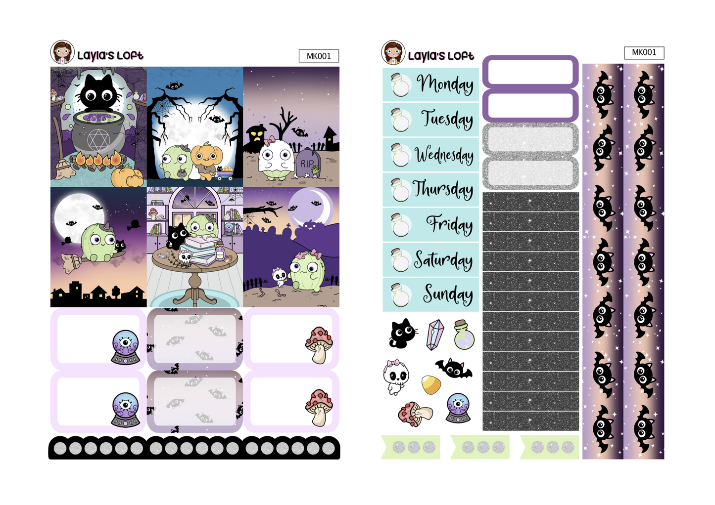 Prickles Halloween | Mini Vertical Weekly Kit