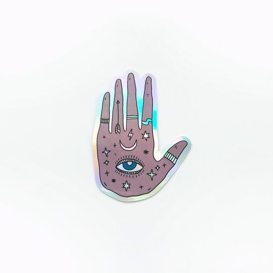 Hamsa - Holographic Sticker