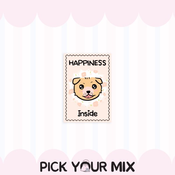 Happiness Inside - Doggy | Sticker Flake (set of 15)