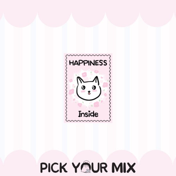 Happiness Inside - Kitty | Sticker Flake (set of 15)