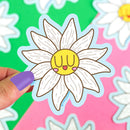 White Daisy Flower | Vinyl Sticker