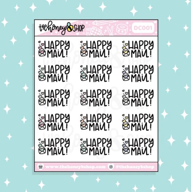 Happy Mail | Sticker Sheet