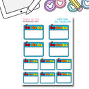 Hello Emma Bow 1/2 Pouches | Sticker Sheet