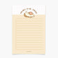 Henrietta Sleepy | Notepad