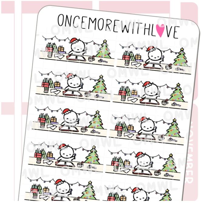 Holiday Planning Scene 2.0 | Sticker Sheet