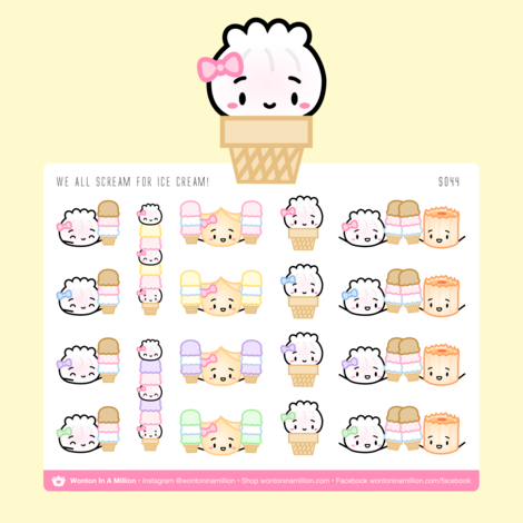 Ice Cream | Sticker Sheet