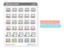 Laptop Working | Sticker Sheet