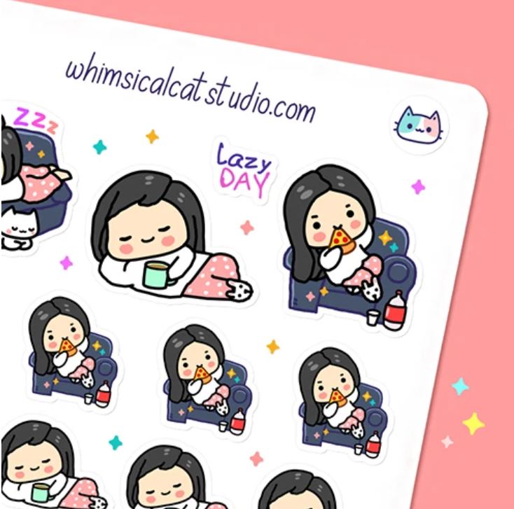 Lazy Day | Sticker Sheet