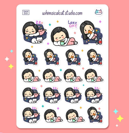 Lazy Day | Sticker Sheet