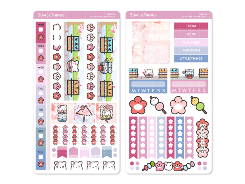 Lil' Sakura Festival - Hobonichi Weeks Kit
