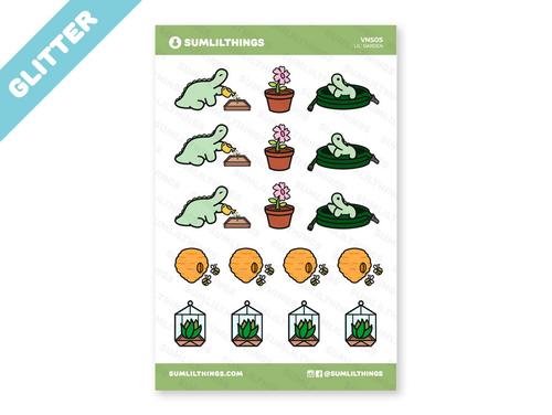Lil' Garden | Glitter Stickers