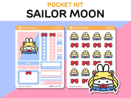 Lil' Sailor Moon - Pocket Kit | Vertical Layout