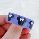 Lilac Minnie Bat Bow | Washi