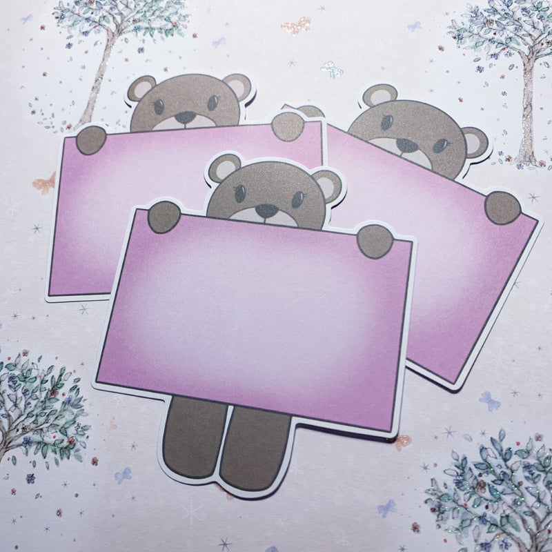 Little Bear Loose Sheet Die Cut Paper