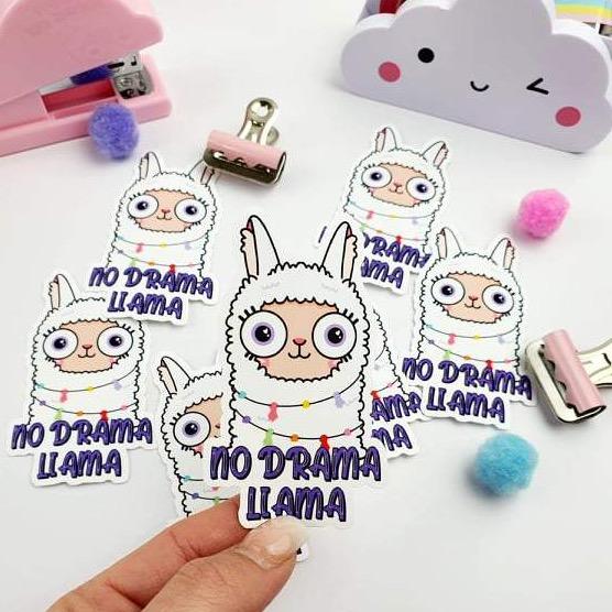 No Drama Llama | Diecut Sticker