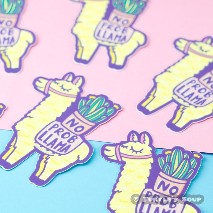 No Prob-Llama | Vinyl Sticker