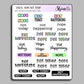 Nope Not Today Not Happening Stickers