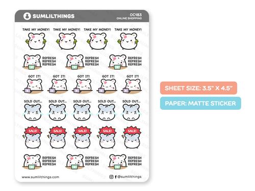 Online Shopping  | Sticker Sheet