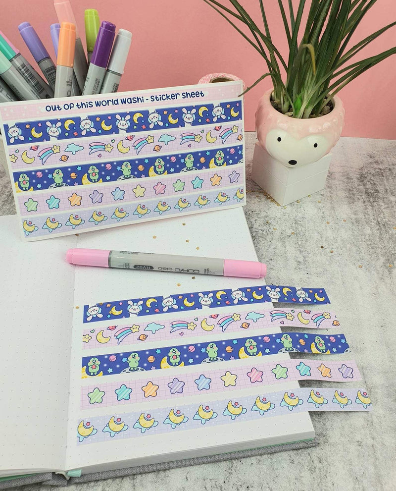 Out Of This World | Washi Sticker Sheet