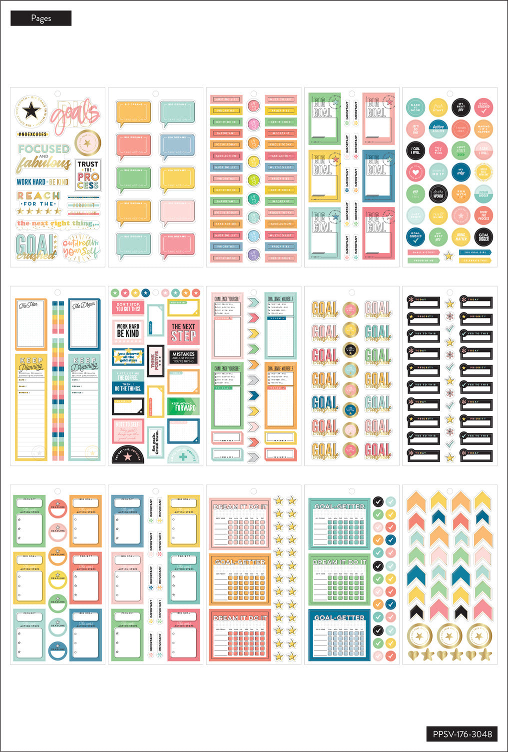 Value Pack Stickers - Goals