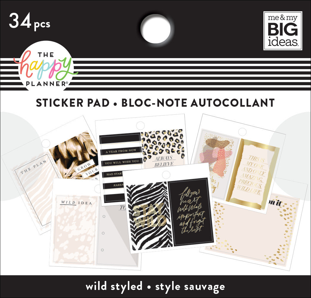Tiny Sticker Pad - Wild Styled