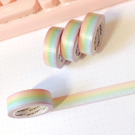 Pastel Rainbow Grid | Washi