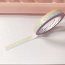 Pastel Rainbow Skinny Moonlight | Washi