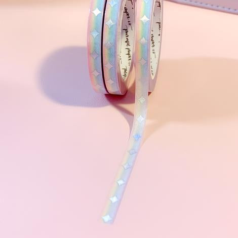 Pastel Rainbow Sparkle Line | Washi