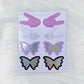 Pink-Out Bat Bow + Skeleton Seals