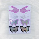 Pink-Out Bat Bow + Skeleton Seals