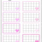 Pink Grid Boxes | Sticker Sheet