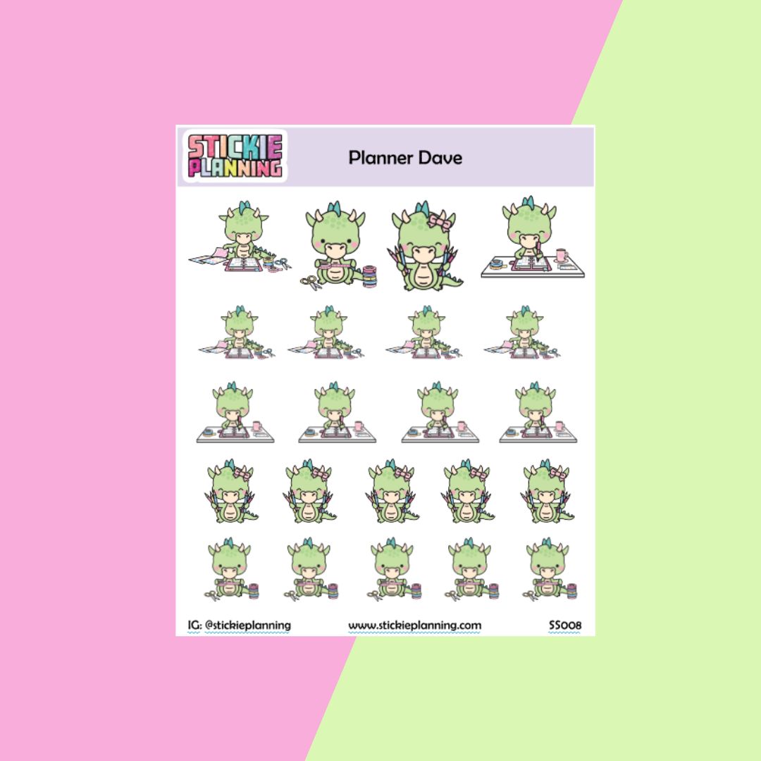 Planner Dave | Sticker Sheet