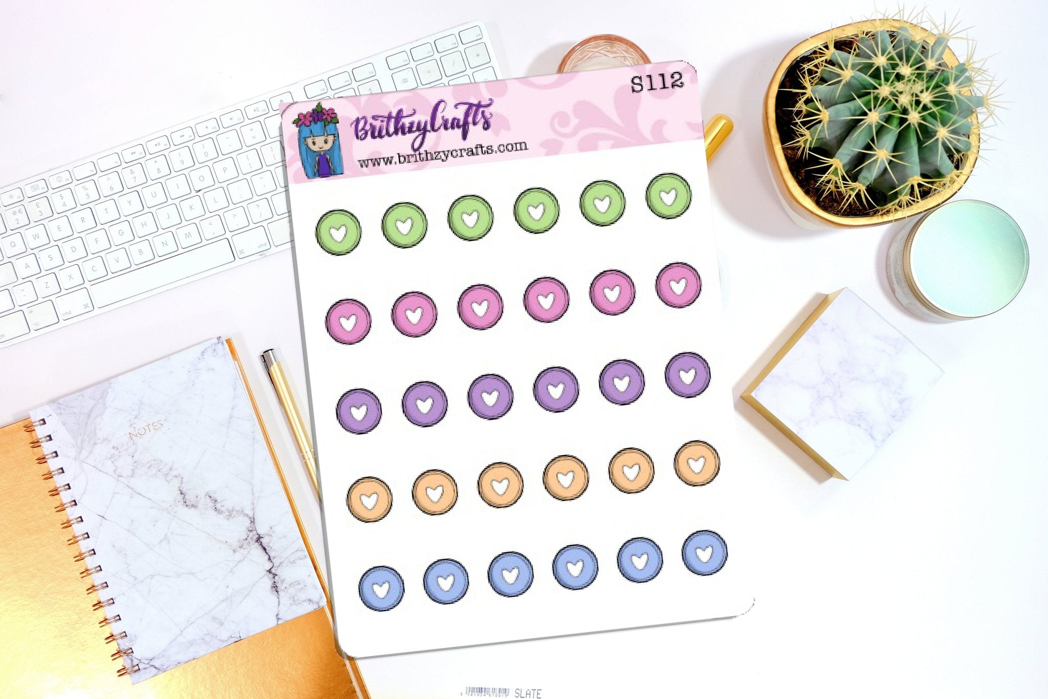 Planner Discs | Sticker Sheet