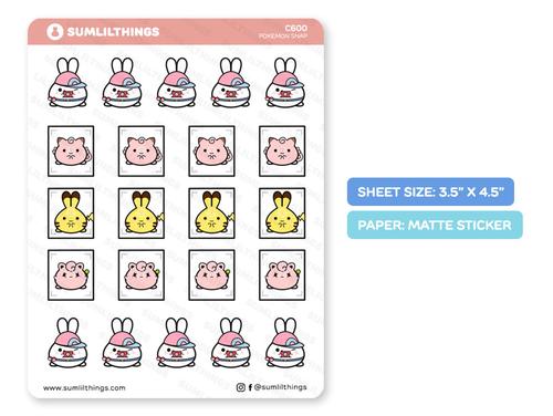 Pokemon Snap | Sticker Sheet
