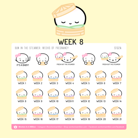 Pregnancy Tracker | 2 Sticker Sheets