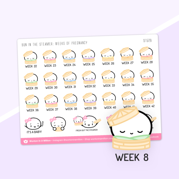 Pregnancy Tracker | 2 Sticker Sheets