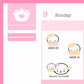 Pregnancy Tracker | 2 Sticker Sheets
