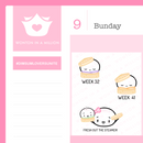 Pregnancy Tracker | 2 Sticker Sheets