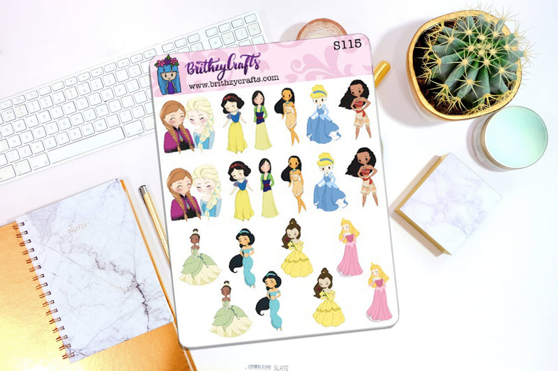 Princesses | Sticker Sheet