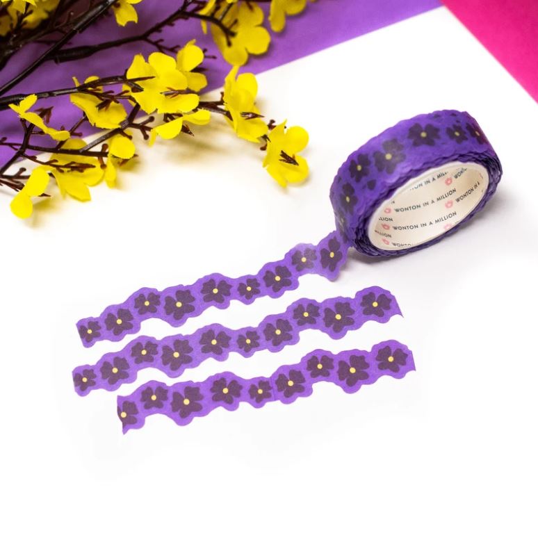 Flour Power - Voilet Pansies | Washi