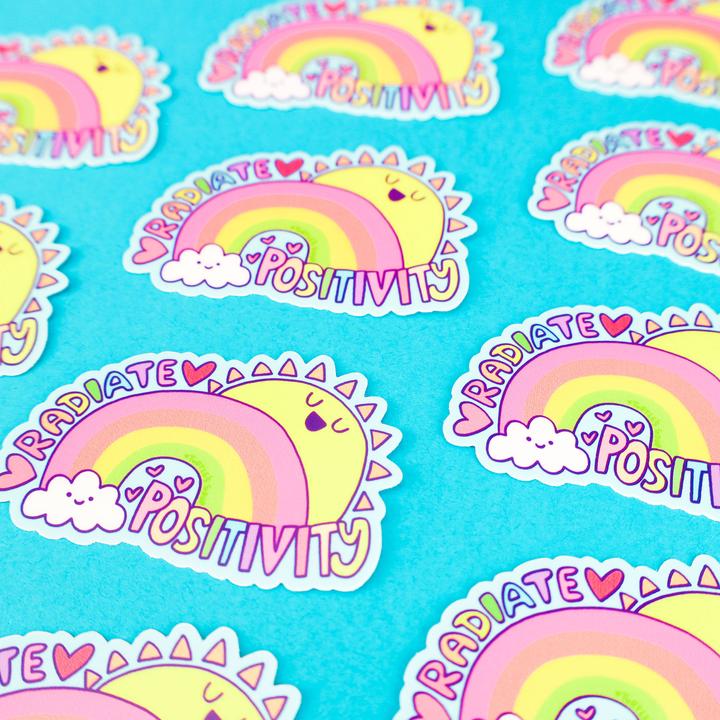Radiate Positivity | Vinyl Sticker
