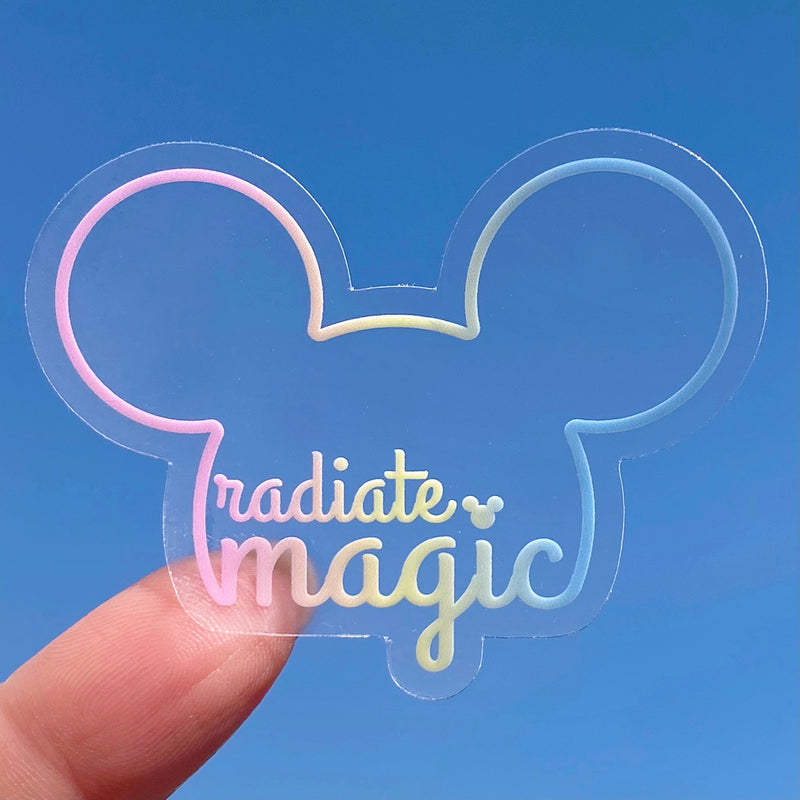 Radiate Magic Reminder | Transparent Sticker