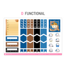 Wizard Houses - Ravenclaw | Weekly Vertical Kit