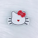 Red Kitty Bow Feltie Planner Clip