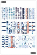 Value Pack Stickers - Indigo Tie Dye