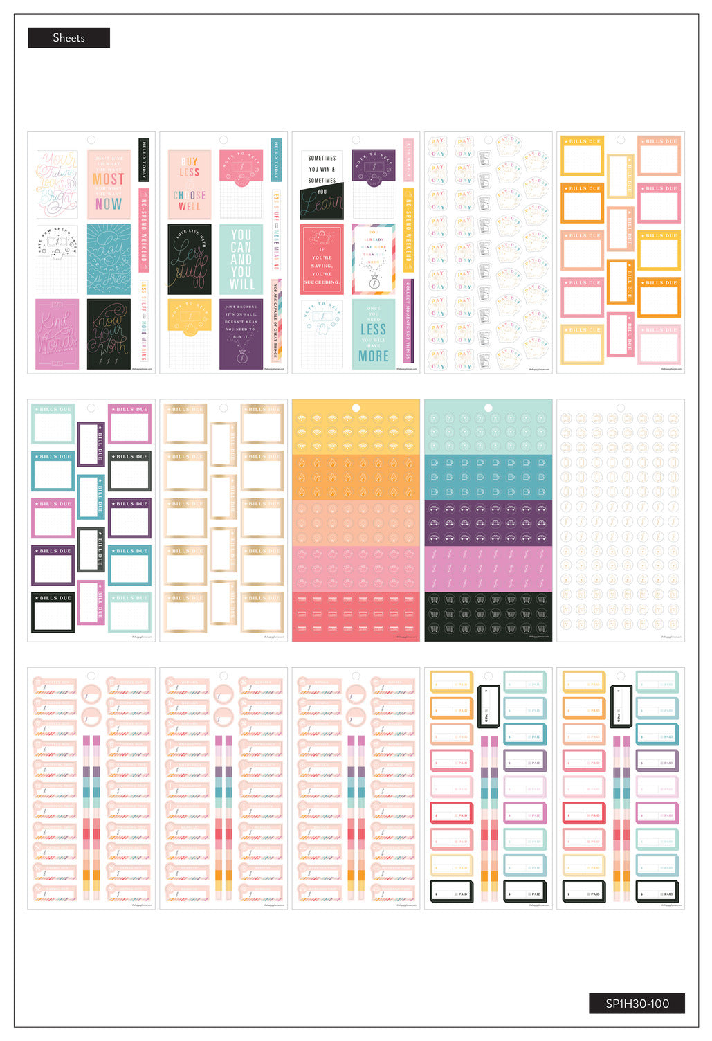 Value Pack Stickers - Save Now Spend Later