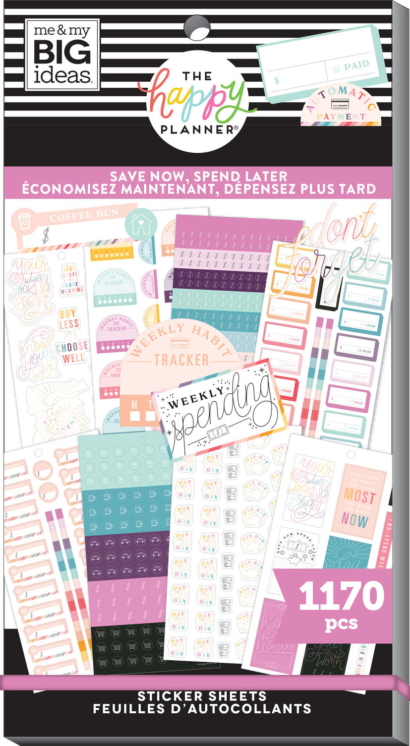 Value Pack Stickers - Save Now Spend Later